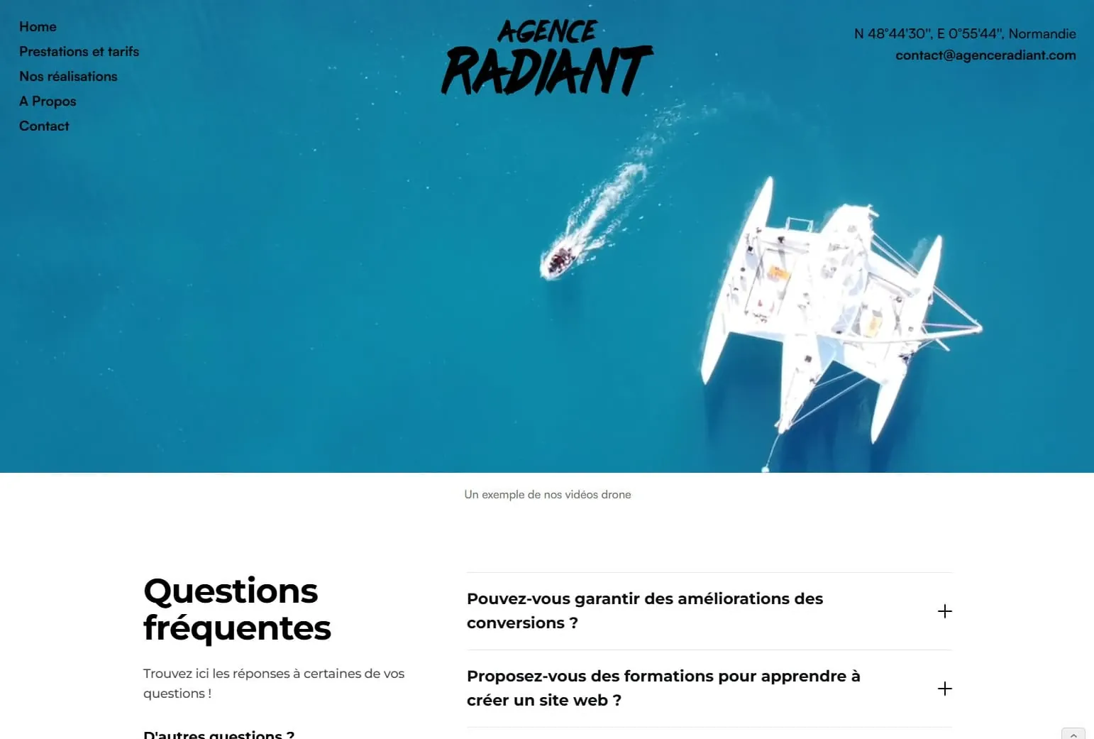 Agence Radiant V1 — Branding, visuel 3