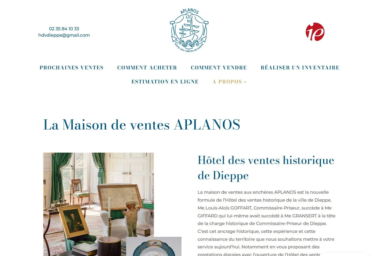 Aplanos — Site web, visuel 3
