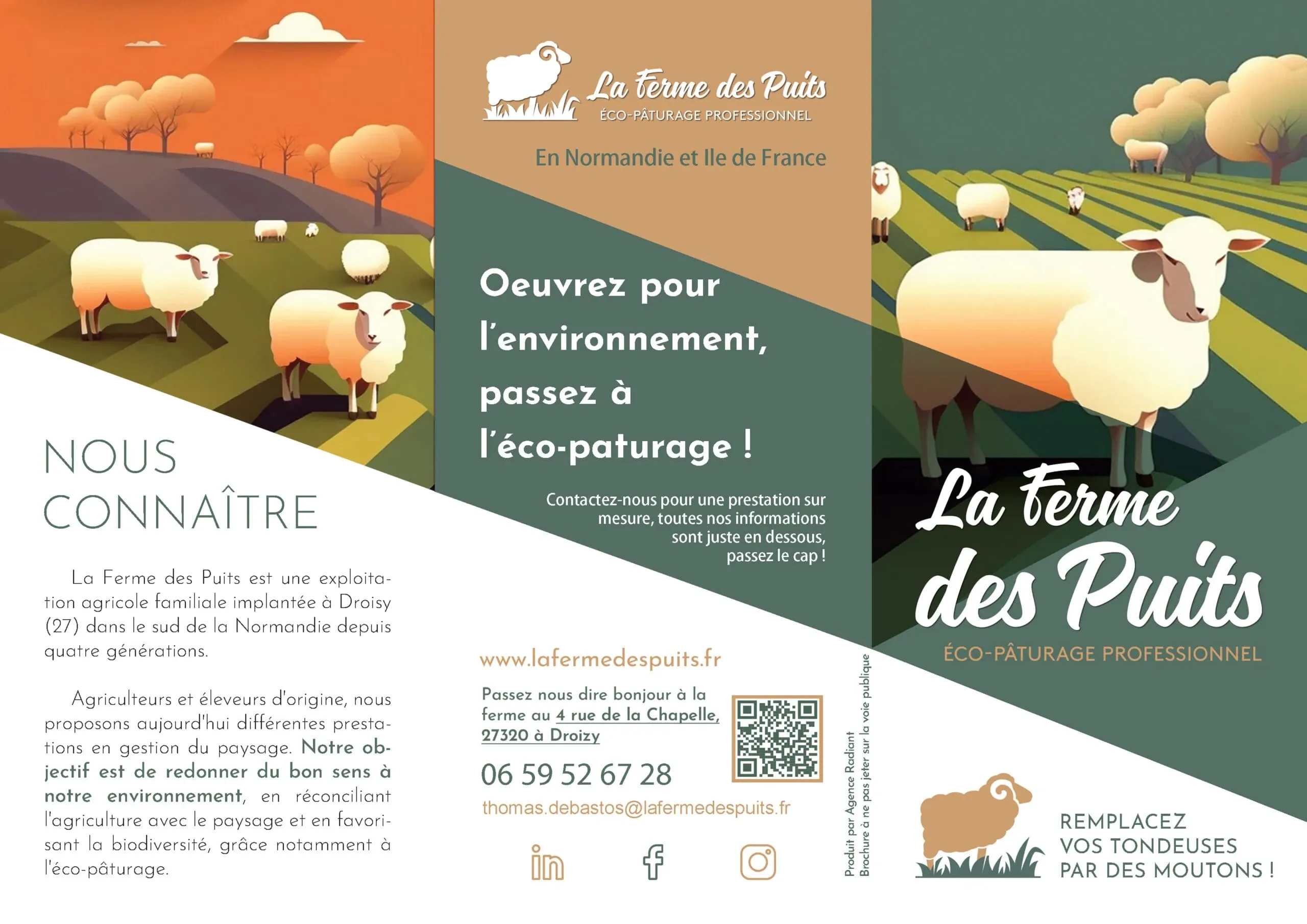Ferme des Puits — Branding, visuel 4