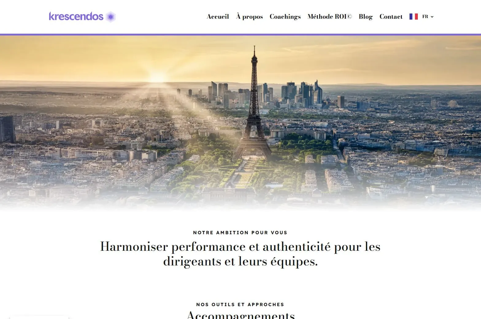 Krescendos — Site web, visuel 3