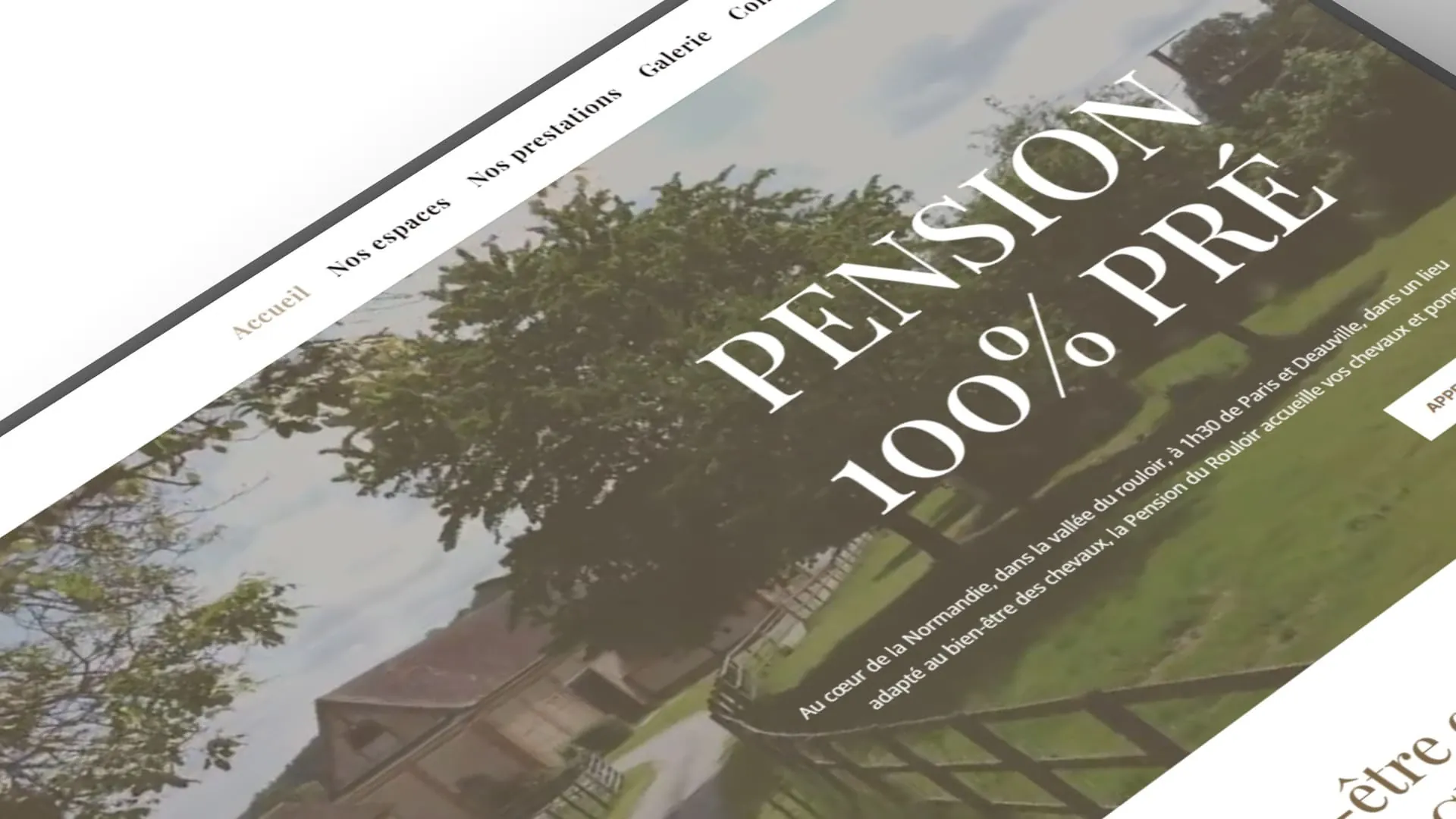 Pension du Rouloir — Site web