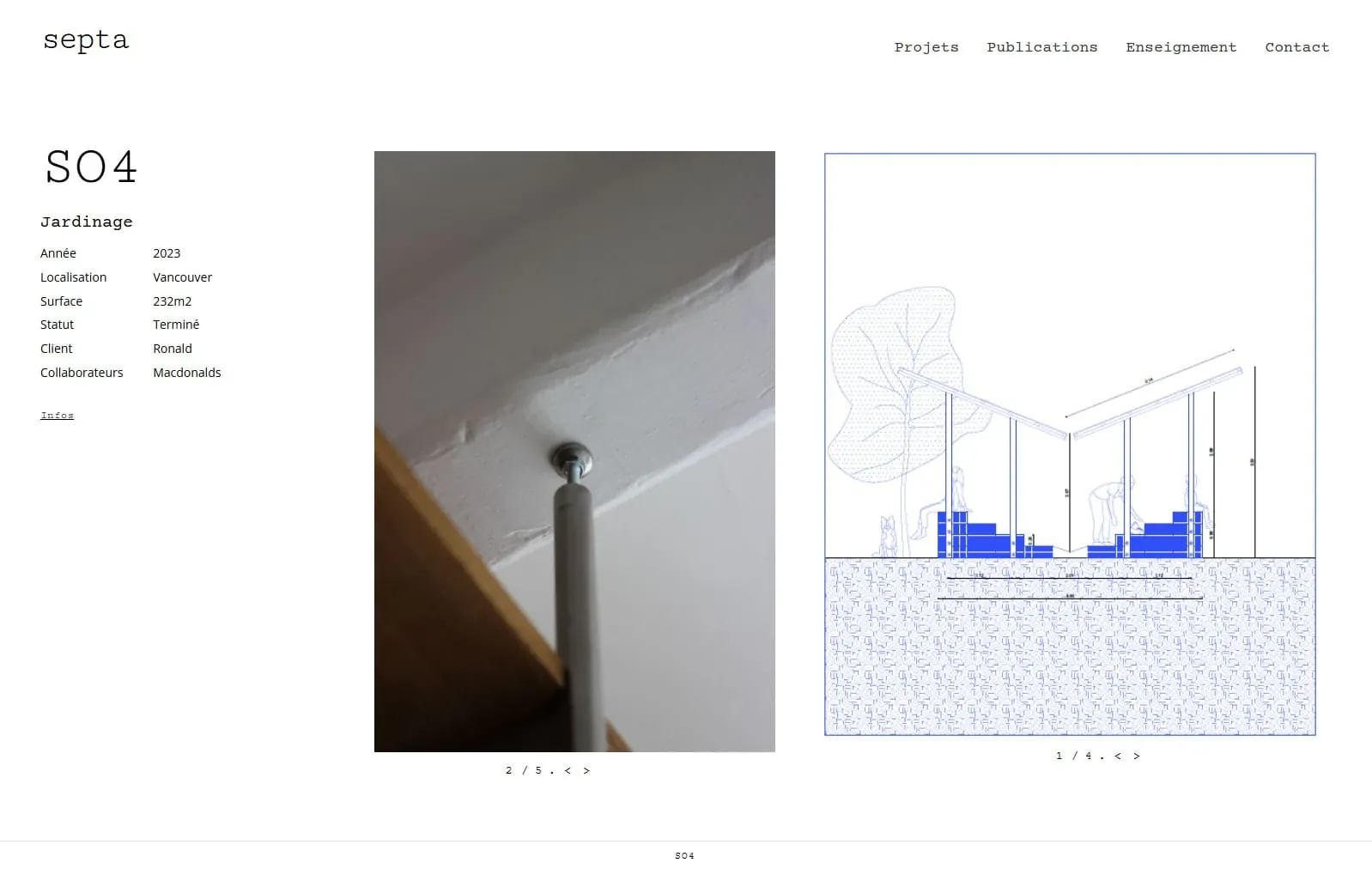 Septa — Site web, visuel 3