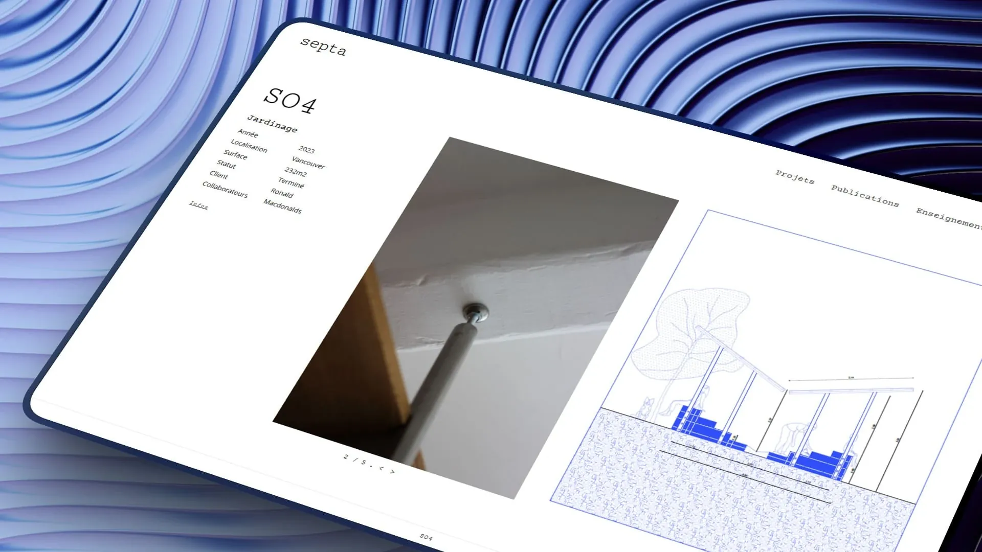 Septa — Site web